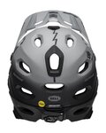 BELL Cyklistická přilba - SUPER DH - šedá/černá