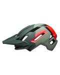 BELL Cyklistická přilba - SUPER AIR R SPHERICAL - zelená/červená
