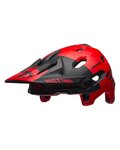 BELL Cyklistická přilba - SUPER DH SPHERICAL - červená/černá