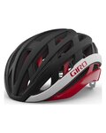 GIRO Cyklistická přilba - HELIOS SPHERICAL - černá/červená