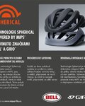 GIRO Cyklistická přilba - ARIES SPHERICAL - černá/červená