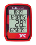 CICLOSPORT tachometr - PROTOS 105 - červená