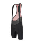 SANTINI Cyklistické kalhoty krátké s laclem - SLEEK RAGGIO - černá
