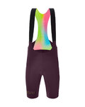 SANTINI Cyklistické kalhoty krátké s laclem - UNICO - bordó