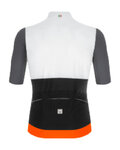 SANTINI Cyklistický dres s krátkým rukávem - REDUX ISTINTO - bílá/šedá/černá