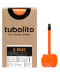 TUBOLITO duše - S-TUBO ROAD 700x18/28C BLACK - SV80 - oranžová