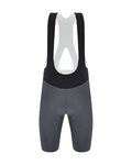 SANTINI Cyklistické kalhoty krátké s laclem - REDUX SPEED - šedá
