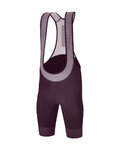 SANTINI Cyklistické kalhoty krátké s laclem - KARMA DELTA  - bordó
