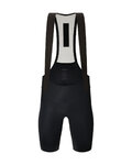 SANTINI Cyklistické kalhoty krátké s laclem - PLUSH - černá