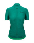 SANTINI Cyklistický dres s krátkým rukávem - COLORE PURO - zelená