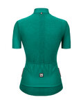 SANTINI Cyklistický dres s krátkým rukávem - COLORE PURO - zelená