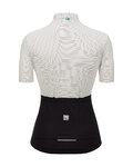SANTINI Cyklistický dres s krátkým rukávem - COLORE RIGA - bílá/černá