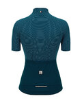SANTINI Cyklistický dres s krátkým rukávem - COLORE RIGA - modrá