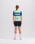 SANTINI Cyklistický dres s krátkým rukávem - ECO SLEEK NEW BENGAL - světle zelená/zelená
