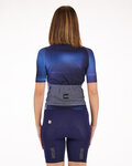 SANTINI Cyklistický dres s krátkým rukávem - OMBRA - modrá