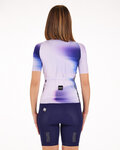 SANTINI Cyklistický dres s krátkým rukávem - OMBRA - fialová