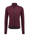 SANTINI Cyklistická zateplená bunda - ADAPT MULTI - bordó