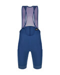 SANTINI Cyklistické kalhoty krátké s laclem - RTR - modrá