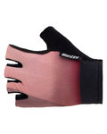 SANTINI Cyklistické rukavice krátkoprsté - LUCE - růžová