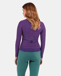 SANTINI Cyklistický dres s dlouhým rukávem zimní - RTR - fialová