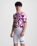 SANTINI Cyklistický dres s krátkým rukávem - UNICO COLORE - růžová/béžová