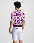 SANTINI Cyklistický dres s krátkým rukávem - UNICO COLORE - růžová/béžová