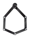 KRYPTONITE zámek na kolo - KEEPER 585 FOLDABLE LOCK - černá