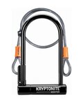 KRYPTONITE zámek na kolo - KEEPER 12 STANDARD FLEX - černá
