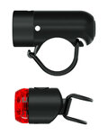 KNOG set světel - PLUG TWINPACK - černá