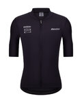 SANTINI Cyklistický dres s krátkým rukávem - PIRELLI - černá