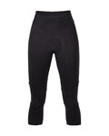 SANTINI Cyklistické kalhoty 3/4 bez laclu - KICK OFF - černá