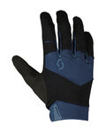 SCOTT Cyklistické rukavice dlouhoprsté - ENDURO - modrá/černá