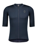 SCOTT Cyklistický dres s krátkým rukávem - PREMIUM - modrá