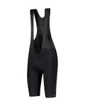 SCOTT Cyklistické kalhoty krátké s laclem - ENDURANCE +++ - černá