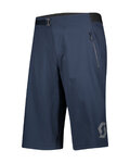 SCOTT Cyklistické kalhoty krátké bez laclu - VERTIC W/PAD - modrá
