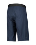 SCOTT Cyklistické kalhoty krátké bez laclu - VERTIC W/PAD - modrá