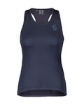 SCOTT Cyklistický dres bez rukávů - ENDURANCE 10 W - modrá