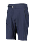 SCOTT Cyklistické kalhoty krátké bez laclu - EXPLORAIR LIGHT - modrá