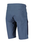 SCOTT Cyklistické kalhoty krátké bez laclu - EXPLORAIR LIGHT - modrá
