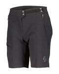 SCOTT Cyklistické kalhoty krátké bez laclu - EXPLORAIR LIGHT - černá