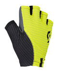 SCOTT Cyklistické rukavice krátkoprsté - RC ULTIMATE GRAPHENE - žlutá/černá