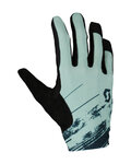 SCOTT Cyklistické rukavice dlouhoprsté - RIDANCE - zelená/černá