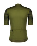 SCOTT Cyklistický dres s krátkým rukávem - GRAVEL 10 - zelená