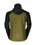 SCOTT Cyklistická větruodolná bunda - WP JR - zelená/černá