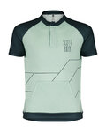 SCOTT Cyklistický dres s krátkým rukávem - RC TEAM SS JR - světle zelená