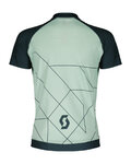 SCOTT Cyklistický dres s krátkým rukávem - RC TEAM SS JR - světle zelená