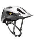 SCOTT Cyklistická přilba - SUPRA PLUS - stříbrná