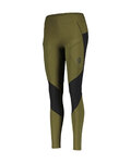 SCOTT Cyklistické kalhoty dlouhé bez laclu - EXPLORAIR FULL W - zelená/černá