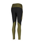 SCOTT Cyklistické kalhoty dlouhé bez laclu - EXPLORAIR FULL W - zelená/černá
