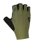 SCOTT Cyklistické rukavice krátkoprsté - RC PRO - zelená